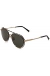 Police SPLE17 Sunglasses, ORO Rose LUCIDO C/Parti Nero SEMILUCIDO, 58 Unisex
