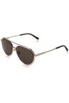 Police SPLE17 Sunglasses, ORO Rose LUCIDO C/Parti Nero SEMILUCIDO, 58 Unisex