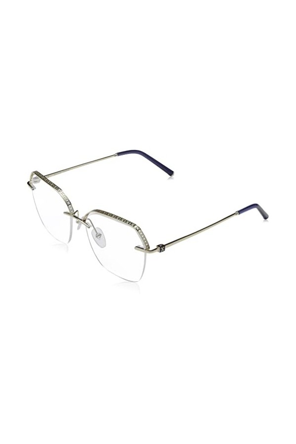 Escada Vesd63 Lunettes de Soleil, Shiny Red Gold W/Coloured Parts, 53 Femme