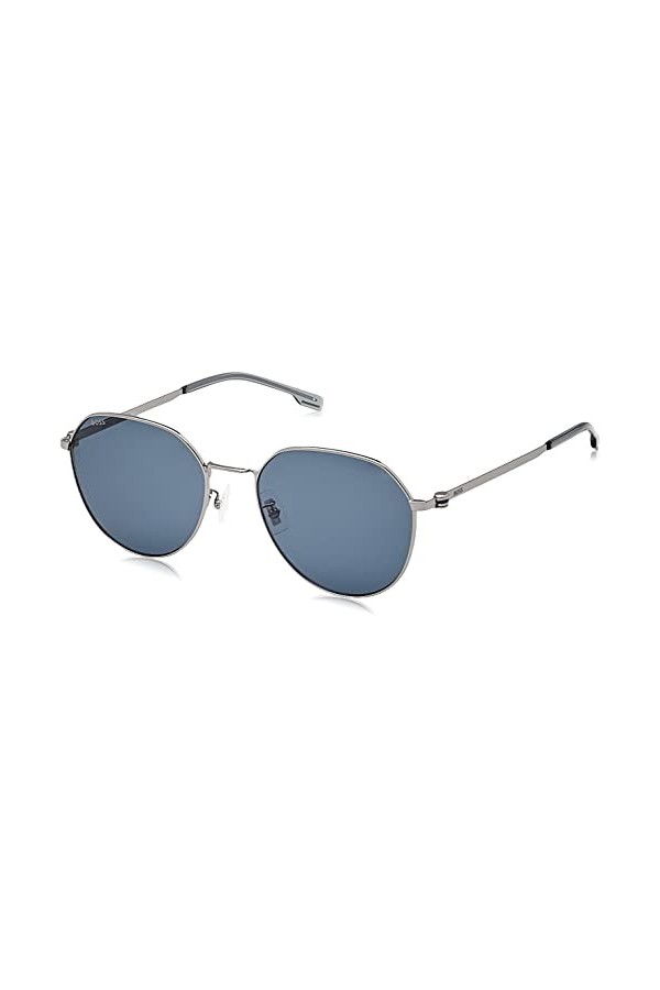 Hugo Boss Boss 1471/f/sk Sunglasses, 6LB/KU Ruthenium, 57 Unisex