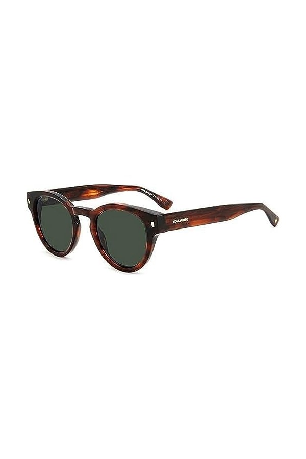 Dsquared D2 0077/s Sunglasses, EX4/QT Brown Horn, 48 Unisex