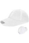 LIVACASA Casquette de Baseball Femme Fille en Filet Respirante Ajustable Légère Anti-Soleil Un Trou pour Queue de Cheval Casq
