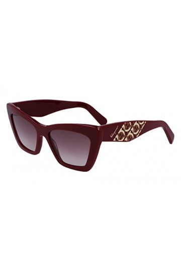 Salvatore Ferragamo Sf1081se Sunglasses, 603 Bordeaux, 55 Unisex