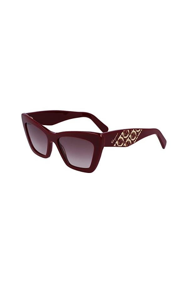 Salvatore Ferragamo Sf1081se Sunglasses, 603 Bordeaux, 55 Unisex