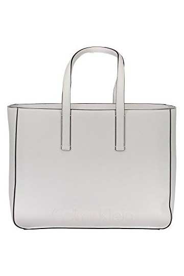 Calvin Klein Edge Medium Femme Handbag Blanc