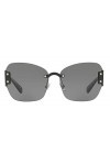 Miu Miu 0Mu08Ss 1Ab9K1 63 Montures de Lunettes, Noir Black/Grey , Femme