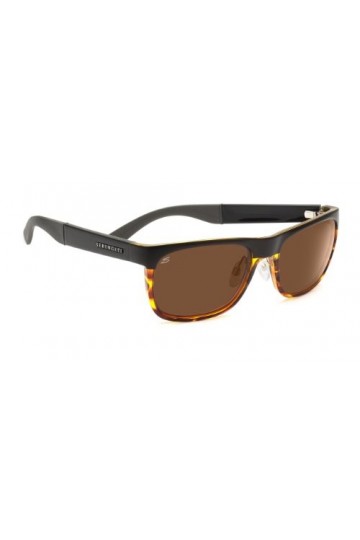 Serengeti Eyewear Lunettes de Soleil-Nico M Noir - Satin Black/Shiny Dark Tortoise