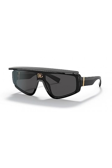 Dolce & Gabbana Lunettes de Soleil DG 6177 Shiny Black/Grey 46/14/145 homme