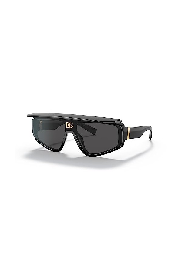 Dolce & Gabbana Lunettes de Soleil DG 6177 Shiny Black/Grey 46/14/145 homme