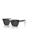 BURBERRY Lunettes de soleil BRIAR BE 4392U Black Vintage/Dark Grey 52/19/140 femme