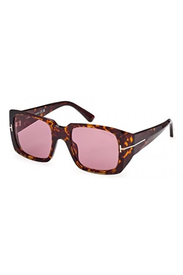 Lunettes de Soleil Tom Ford RYDER-02 FT 1035 Dark Havana/Violet 51/20/135 femme