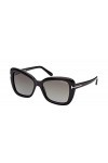Tom Ford Lunettes de Soleil MAEVE FT 1008 Black/Smoke Shaded 55/17/140 femme