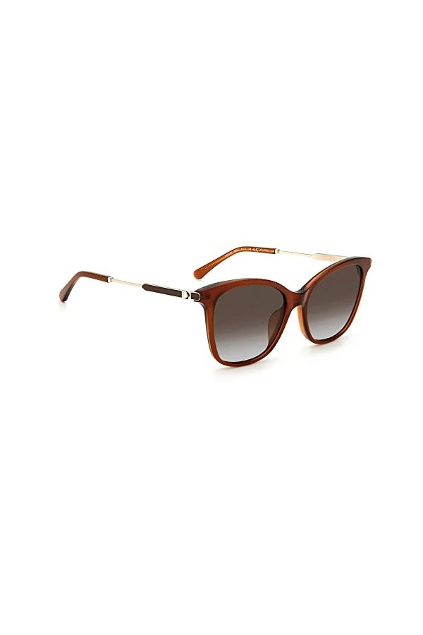 KATE SPADE DALILA/S, Lunettes de soleil Femme, Marrón/Marrón Degradado Polarizado, 54