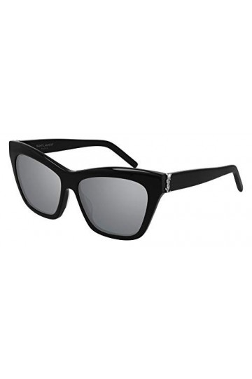 Saint Laurent Lunettes de Soleil SL M79 Black/Grey 56/15/140 femme