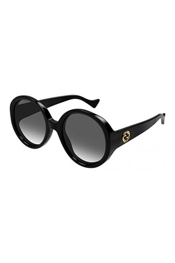 Gucci Lunettes de Soleil GG1256S Black/Grey Shaded 56/23/145 femme