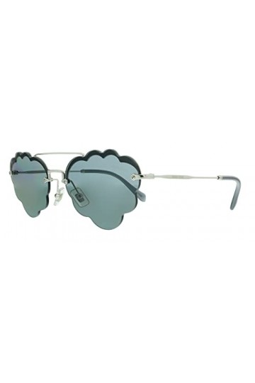 Miu Miu 0MU 57US Lunettes de Soleil, Plateado, 58 Femme
