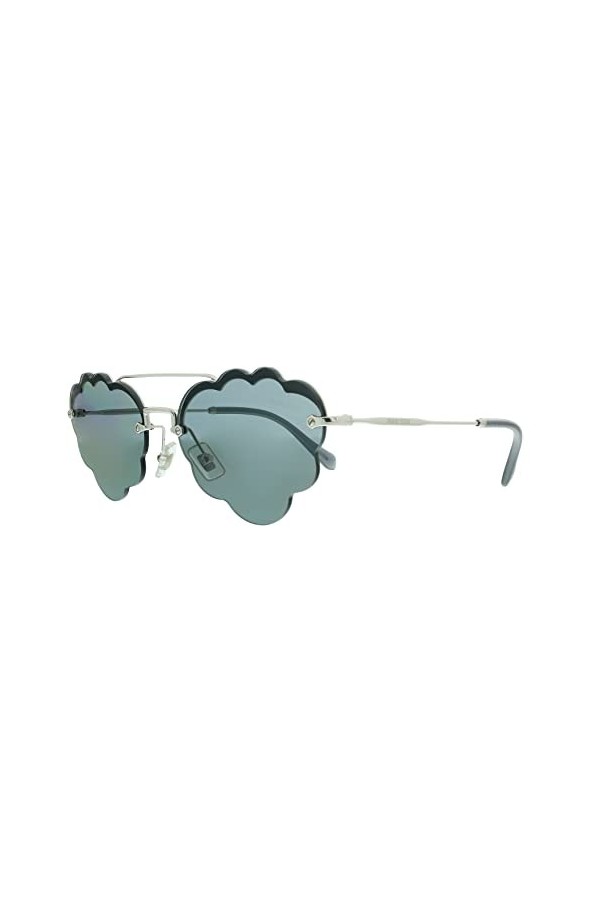 Miu Miu 0MU 57US Lunettes de Soleil, Plateado, 58 Femme