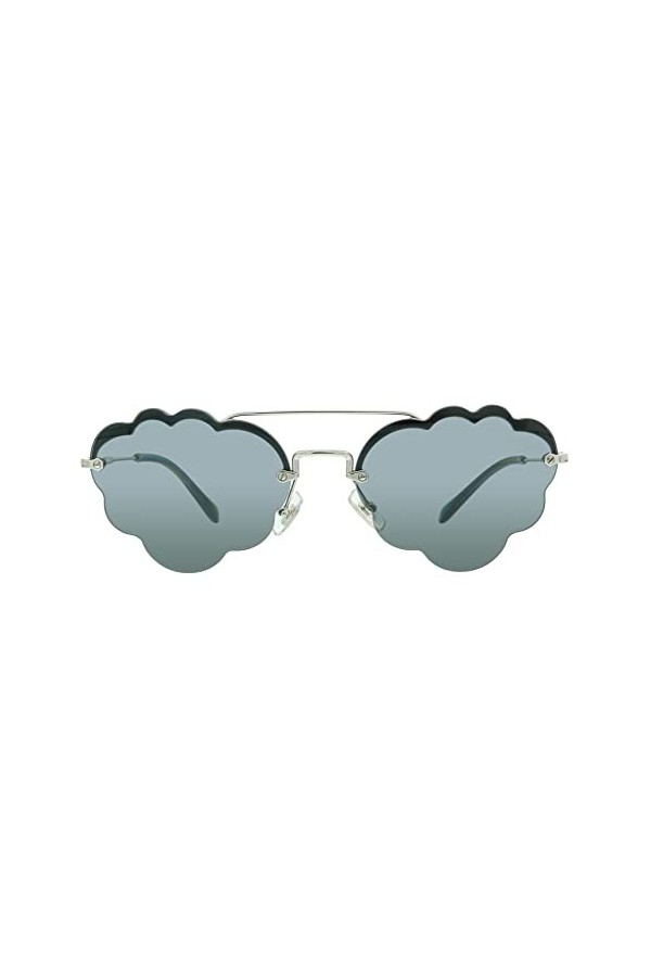 Miu Miu 0MU 57US Lunettes de Soleil, Plateado, 58 Femme