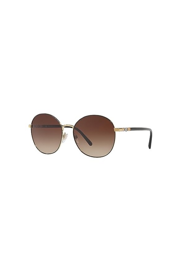 Burberry 0BE3094 114513 56 Montures de Lunettes, Or Light Gold/Browngradient , Femme