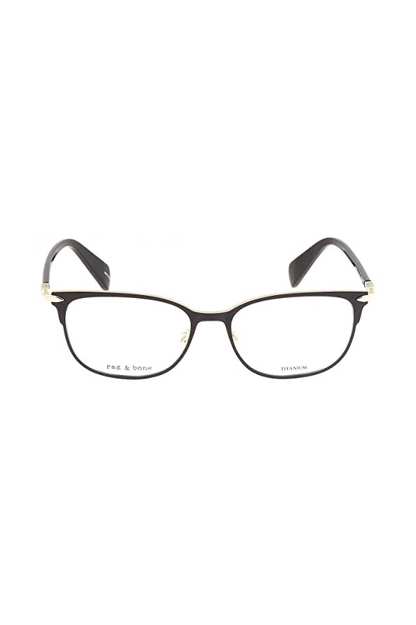 rag & bone RNB3018, Lunettes de soleil Femme, MATTE BLACK, 53