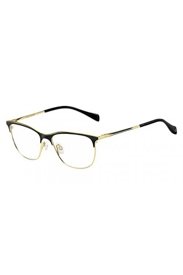 rag & bone Rnb3034 Lunettes de Soleil, Gold Black, 54 Femme