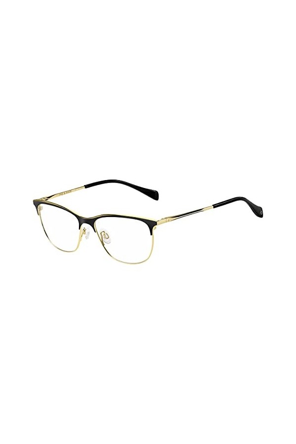 rag & bone Rnb3034 Lunettes de Soleil, Gold Black, 54 Femme