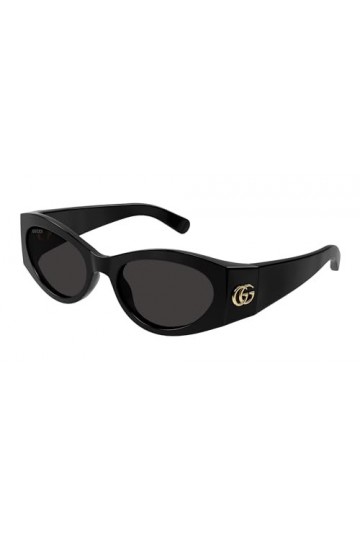 Gucci GG1401S-001-55 - Lunettes de soleil féminines - Copie de Shiny Black 99097A Mazzucchelli, schwarz.