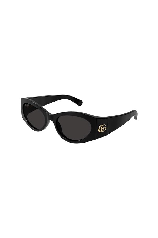 Gucci GG1401S-001-55 - Lunettes de soleil féminines - Copie de Shiny Black 99097A Mazzucchelli, schwarz.