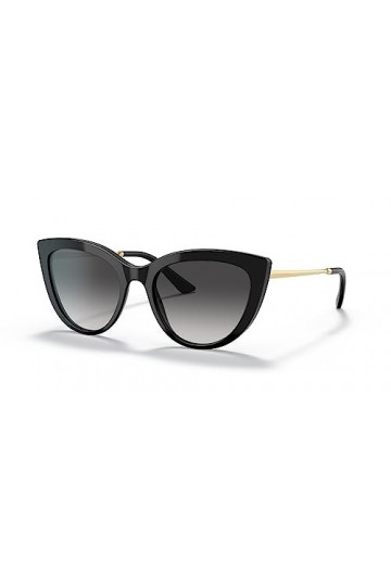 Lunettes de Soleil Dolce & Gabbana DG 4408 Black/Grey Shaded 54/19/145 femme
