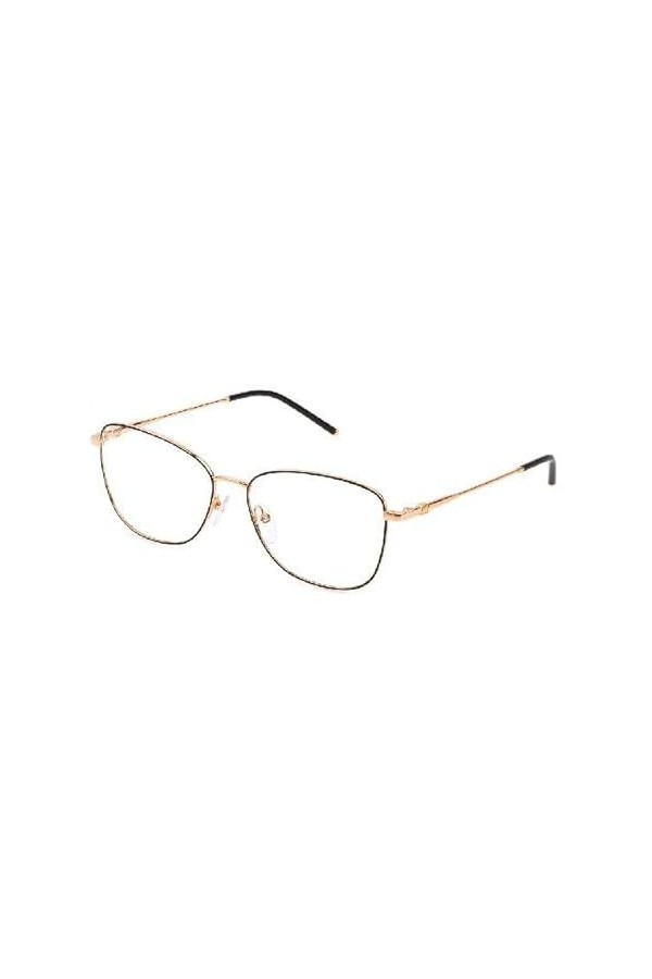 Escada Vesc62 Lunettes de Soleil, Doré Clair avec pièces colorées, 55 Femme