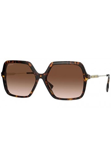 Lunettes de Soleil Burberry ISABELLA BE 4324 Dark Havana/Brown Shaded 59/16/140 femme