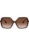 Lunettes de Soleil Burberry ISABELLA BE 4324 Dark Havana/Brown Shaded 59/16/140 femme