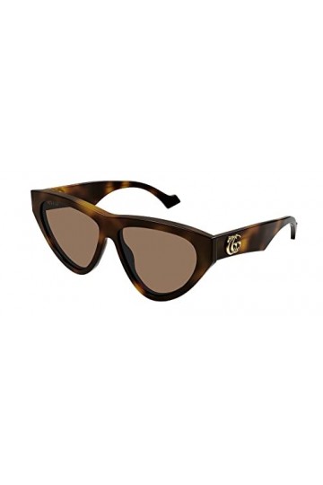 Gucci Lunettes de Soleil GG1333S Havana/Brown 58/14/145 femme