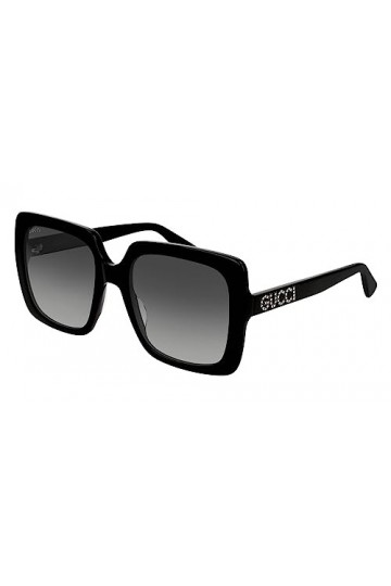 Gucci Femme, SUNGLASSES, Black Grey Shaded, 54 20 140