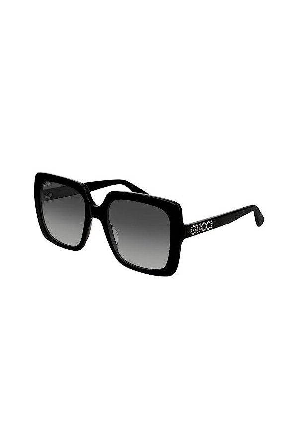 Gucci Femme, SUNGLASSES, Black Grey Shaded, 54 20 140