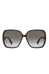 Jimmy Choo Cloe/s Sunglasses, Black, 62 Unisex