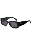 Zadig & Voltaire Sunglasses Szv372 Zadig&Voltaire Shiny Black 49/23/140 Femme Lunettes de Soleil, Noir Brillant