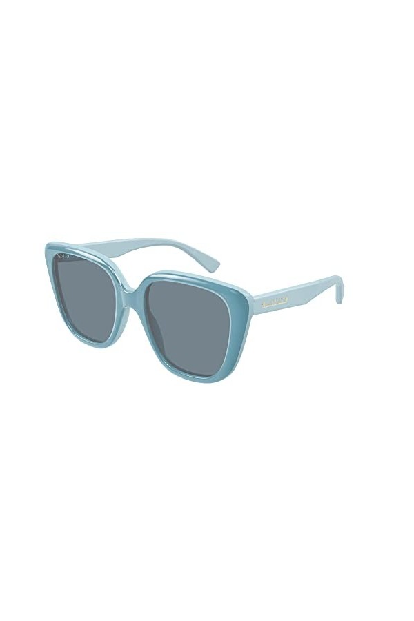 Gucci Lunettes de soleil GG1169S Light Blue/Blue 54/20/145 femme, Bleu clair/bleu