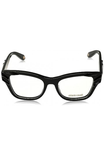 Just Cavalli GAFAS DE Vista Roberto Cavalli Lunettes de Soleil, Noir Brillant, 55/18/140 Femme