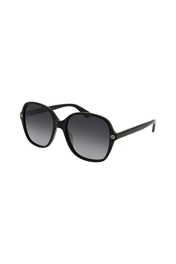 Gucci GG0092S 001 Montures de Lunettes, Noir Black/Grey , 55 Femme
