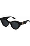 Gucci Lunettes de Soleil GG0957S Black/Grey 51/19/145 femme
