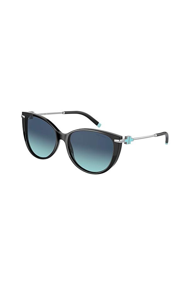 Tiffany & Co. Lunettes de Soleil TIFFANY T TF 4178 Black/Blue Shaded 57/16/140 femme