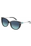 Tiffany & Co. Lunettes de Soleil TIFFANY T TF 4178 Black/Blue Shaded 57/16/140 femme