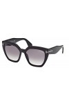 Tom Ford Lunettes de Soleil PHOEBE FT 0939 Shiny Black/Grey Shaded 56/17/140 femme