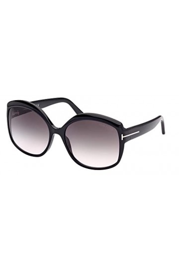 Tom Ford Lunettes de Soleil CHIARA-02 FT 0919 Shiny Black/Grey Shaded 60/17/135 femme