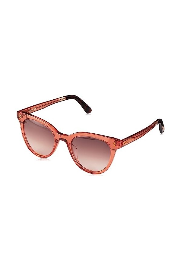TOMS Lunettes de soleil œil de chat pour femme, cristal de terre cuite, 52-20-147, cristal de terre cuite, 52-20-147, Cristal