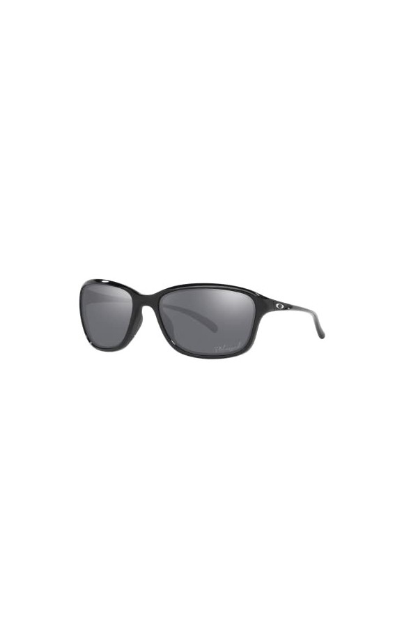 OAKLEY Lunettes de soleil noires polies pour femme - 57 0OO9297 , Noir poli