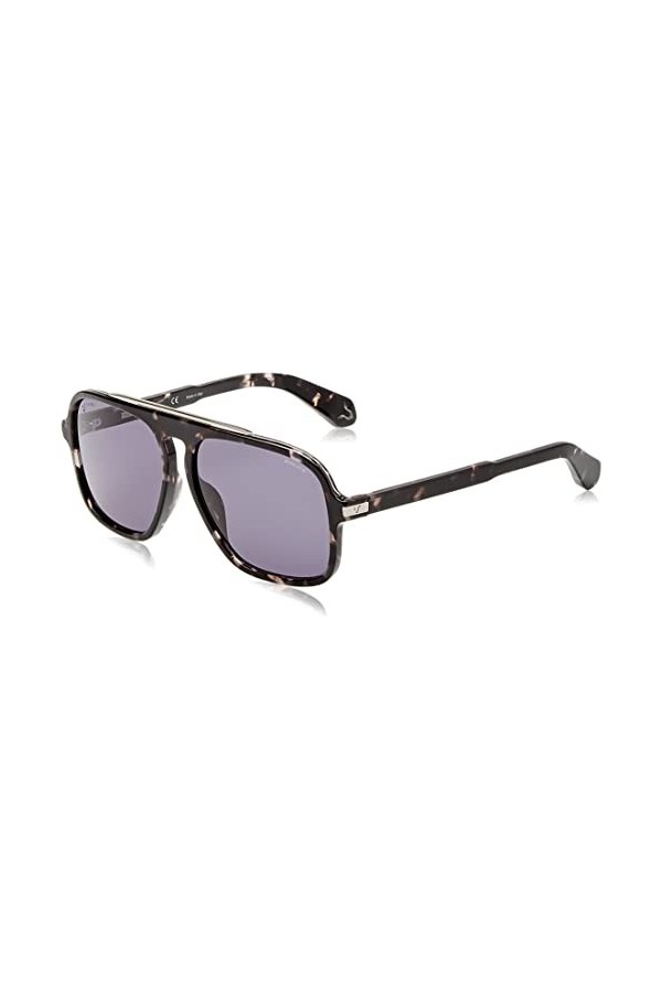 Police SPLE20 Sunglasses, Avana Grigio/Nero LUCIDO, 60 Unisex