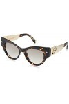 DSQUARED2 D2 0062/S Lunettes, Havana Black, 49 pour femme, Noir Havana Black 