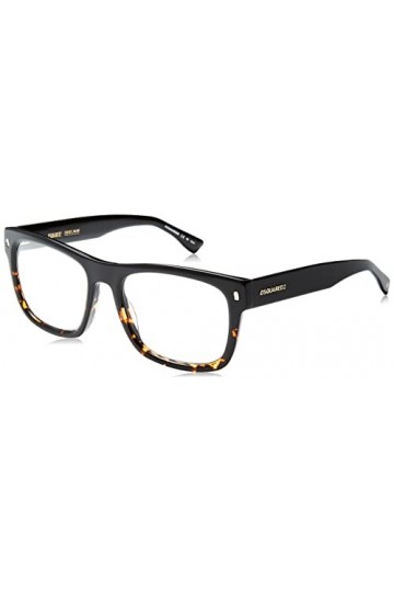 Dsquared D2 0100/cs Sunglasses, WR7/WJ Black Havana, 55 Unisex